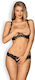 Offenes Sexy Dessous-Set Luvae 2tlg Schwarz