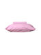 Viopros Pink Pillowcases Set with Envelope Cover 50x70cm