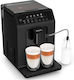 Krups Evidence Eco Design Automat Espressoare 1450W Presiune 15bar cu Râșniță Neagră EA8968E0
