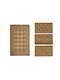 ArteLibre Rug Rectangular Brown