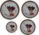Cooker Burner Lids Set 4 Pieces