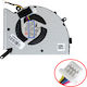 Laptop Fan Cpu Cooling Fan Msi Stealth Gs77 12uhs 12uh 12ugs 12ue 17a13vi Ms-17p1 Pabd1a010shl N485 Pabd1a010shl-n485 E33-0801250-mc2 4pin Code 81627