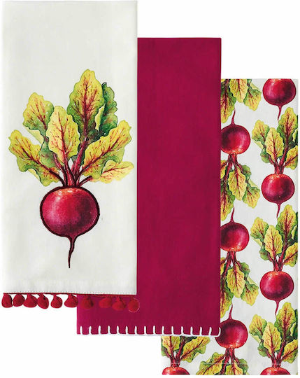 Kentia Fazzy Handtuch aus 100% Baumwolle in Ecru Farbe 40x60cm