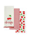 Kentia Fazzy Towel from 100% Cotton in Red Color 40x60cm