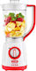 Hoomei Blender with Glass Jug 1.5 L 800W Red