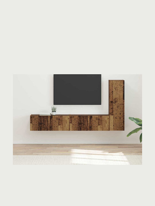 Living Room TV Unit Old Wood L30xW31xH100cm