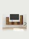Living Room TV Unit Old Wood L30xW31xH100cm