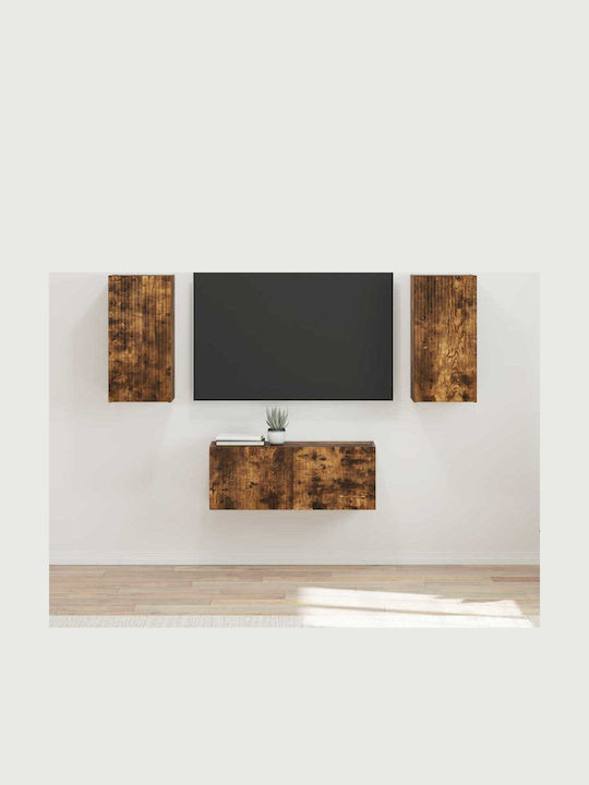 Wohnzimmer TV-Einheit Smoked Oak L98xB31xH29.5cm