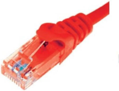 U/UTP Cat.5e (Gigabit) Мрежов Кабел Ethernet 2м Червен 10 Бройки