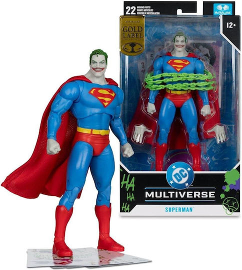 Dc Multiverse Superman Superman #9 Jokerized Златен Етикет От Todd Mcfarlane Фигура За Действие 18см
