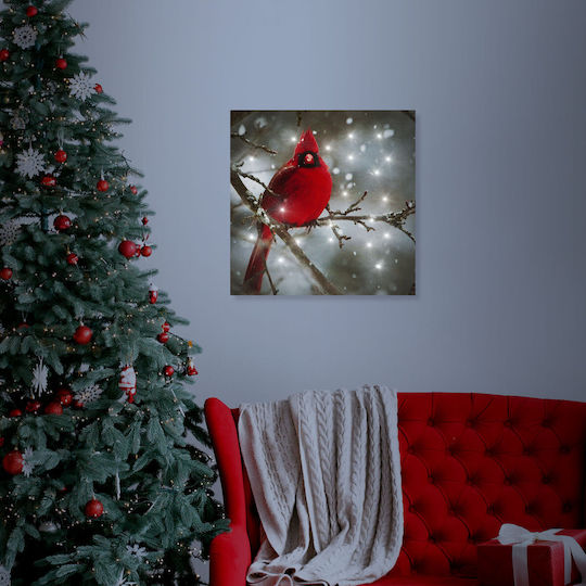 Led Painting Red Synthesis 2 Aa Batteries 30 X 30 Cm 58478