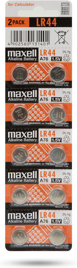 Maxell Lr44 Алкална Батерия Тип Бутон 1.5v