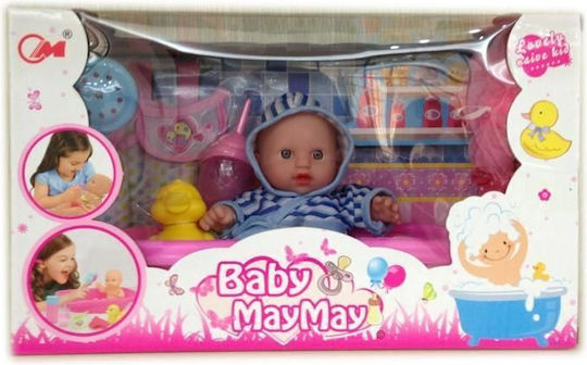 Blue Toys Σετ με Μωρό Κούκλα May May