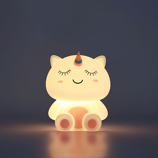 I-Total Kids Decorative Lamp White 13.2x10x16cm
