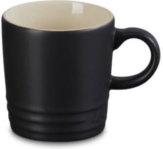 Le Creuset Κούπα Κεραμική Μαύρη 100ml