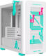 Asus A23 Hatsune Miku Edition Gaming Micro Tower Κουτί Υπολογιστή με Πλαϊνό Παράθυρο Μαύρο