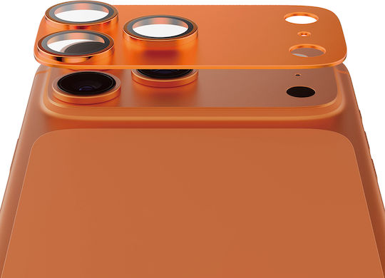 PanzerGlass Fender Handy-Kameraschutz Metallrahmen Orange Für iPhone 17 Pro