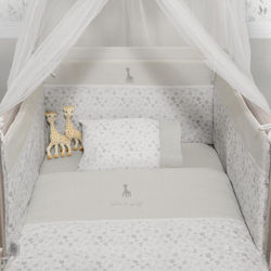 Baby Oliver Crib Bumpers Classic Inside Gray 35x210cm