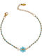 Awear Damen Armband mit Design Blume mit Perlen