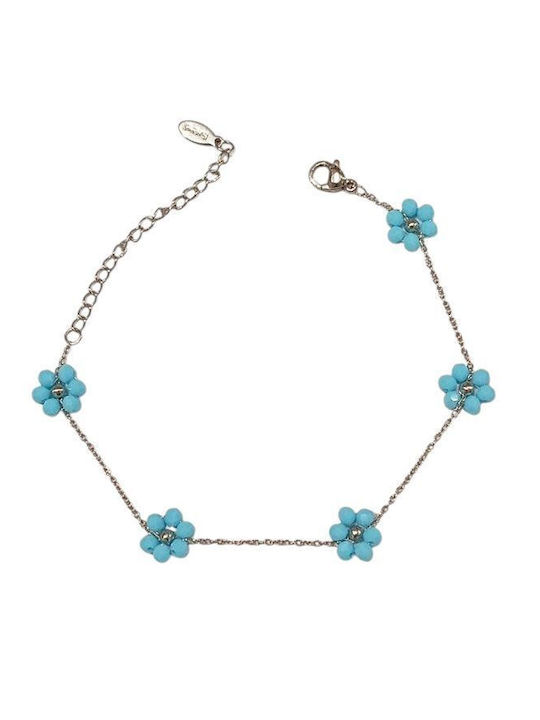 Awear Damen Armband mit Design Blume aus Stahl