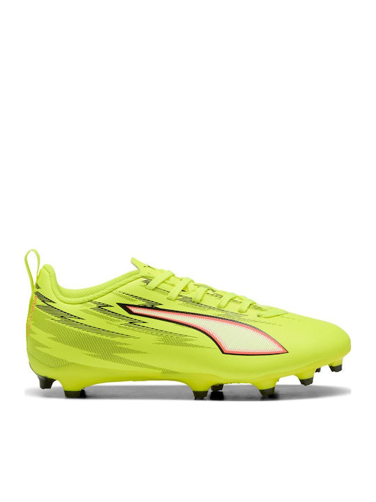 Ultra 6 Play Kids Molded Soccer Shoes Yellow