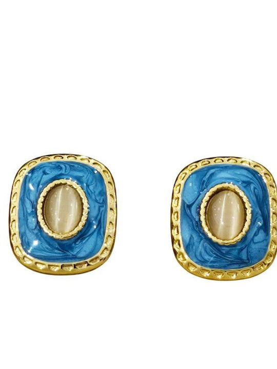 Awear Earrings made of Steel Gold Plated with Stones
