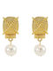 Awear Earrings Knitted with Pearls