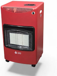 Thermogatz Tg 4100 Κεραμική Σόμπα Υγραερίου 1400W Κόκκινη 42x35x73cm
