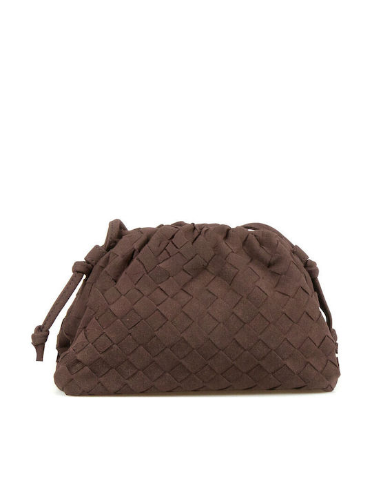 Women's Crossbody Suede Bag Brown