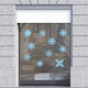 Коледна Дисплей Blue Snowflakes 30x60см