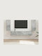 Wohnzimmer TV-Einheit Grey L78.5xB30xH29.5cm