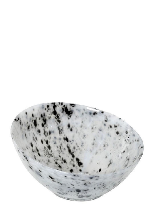 Espiel Atlas Alabaster Glass Salad Bowl White 1...