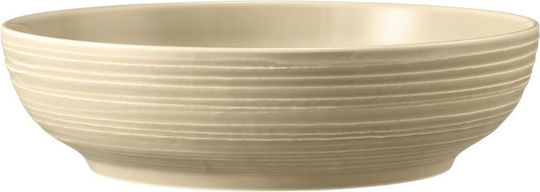 Espiel Terra Porcelain Salad Bowl Beige 25x25x6.6cm