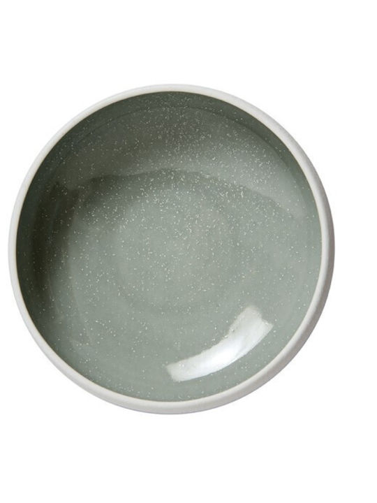 GTSA Porcelain Salad Bowl Green 17x7cm