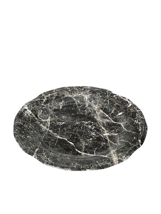 Espiel Marble Platou Decorativ Rotundă Ceramică...