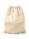 Stoff Strandtasche Rucksack Beiges