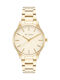 Paul Lorens Damen Uhr mit Gold Metallarmband