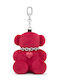 Tous Llavero Bold Bear Velvet Keychain Red 8433513535608