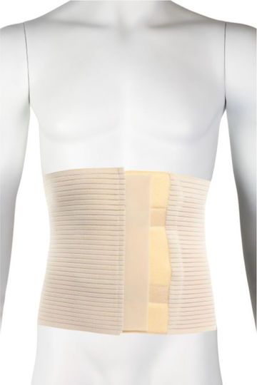 Medical Brace Abdominal Ελαστική Μετεγχειρητική Ζώνη Μέσης Ύψους 27cm σε Μπεζ χρώμα