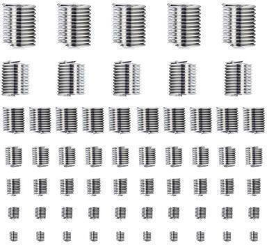Set 60 Pieces Stainless Steel Wire Threads 7 Sizes W18220
