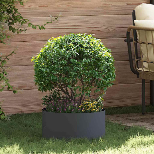 vidaXL Pot Plastic Charcoal