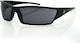 Zanheadgear Utah Sunglass Gloss Black Frame Smoked Lens Safety Glasses