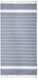 Navy Baumwolle Strandtuch Blau