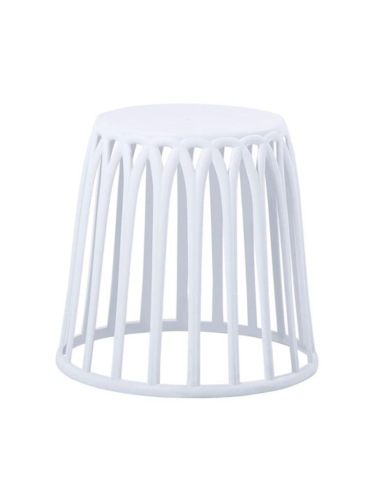 Stool Outdoor White 50x50x45cm