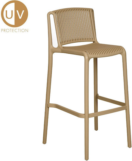 Σκαμπό Μπαρ από Πολυπροπυλένιο Polly 52.5x49x100cm Σκαμπό Μπαρ από Πολυπροπυλένιο Polly 52.5x49x100cm