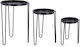 Bizzotto Pot Stand Black 50cmcm.