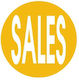 Next Стикер Дисплей Отстъпки 32x32cm Yellow "кръг Sales" 23021------3 1бр