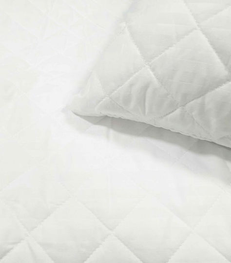 Blanc de Blanc Επίστρωμα Ξενοδοχείου Καπιτονέ 90x200εκ. 6τμχ