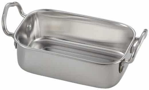 Serving Basket Metallic with Dimensions 14.5x9.5cm 1pcs