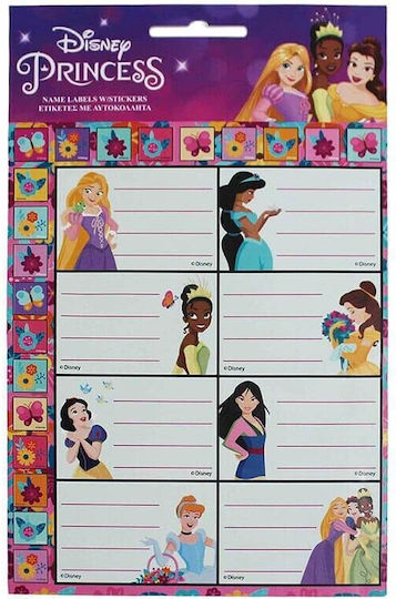 Gim Notebook Labels Princess 771-16249